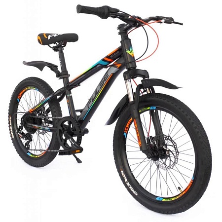 Велосипед 20 Pulse Lite MD-1500 черный/оранжево/синий