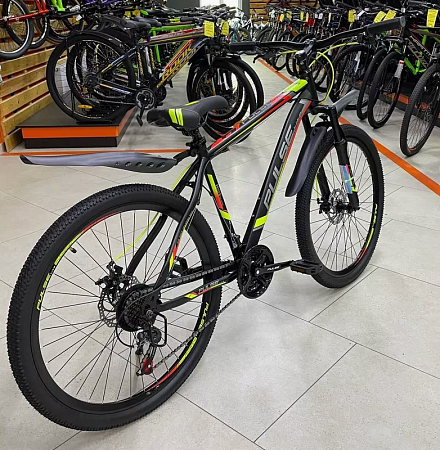 Велосипед 27,5 PULSE Lite MD-4800 черный/зеленый/оранжевый