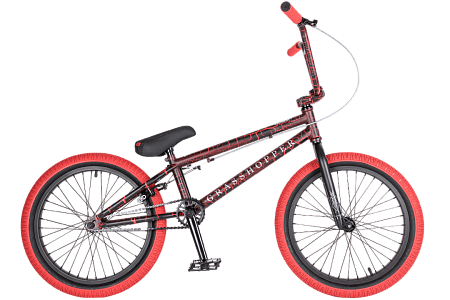 Велосипед BMX TechTeam Grasshoper красный 2022