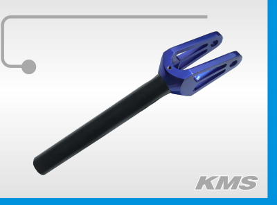 Вилка стальная iHIC для трюкового самоката SK-405/412, цвет синий
