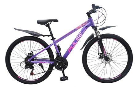 Велосипед 24&quot; Pulse Lite MD-3000, цвет фиолетовый/темно-розовый/светло-розовый