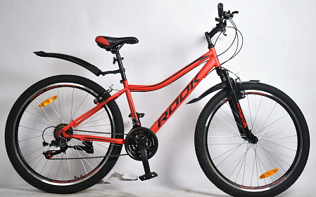 Велосипед 26 Rook MS261W красно-черный