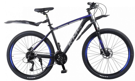 Велосипед KMS HD-521 27.5&quot;, рама 19&quot;, цвет черно/синий 2.0