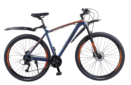 Велосипед KMS HD-522 29&quot;, рама 21&quot;, цвет сине/оранжевый