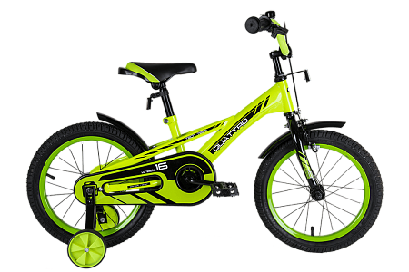 Велосипед 18 Tech Team &quot;Quattro&quot; цв. неоновый зеленый