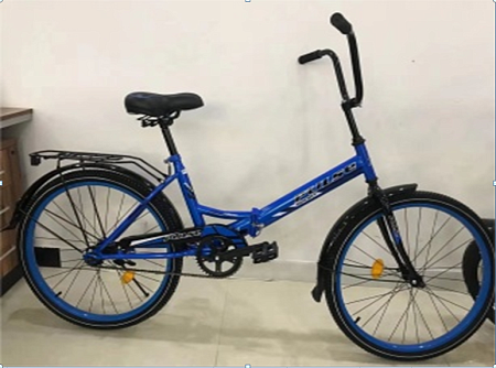 Велосипед складной 24 Pulse P-280 синий
