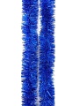 Мишура №26 НОРКА голографическая Синий, дл 2м, ш 70мм, 1 шт.