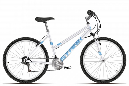 Велосипед 26 Stark'21 Luna 26.1 V рама 14,5 белый/голубой