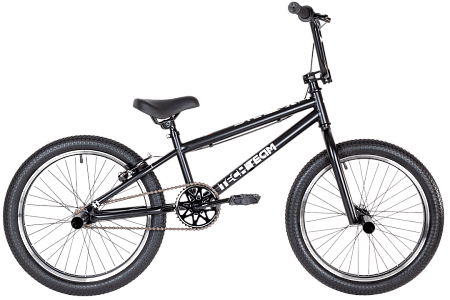 Велосипед BMX TechTeam Step One черный 2022