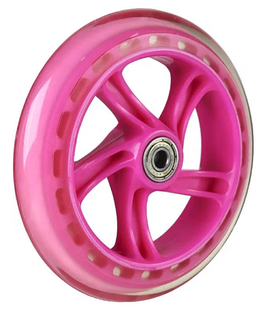 Набор колес для самоката 145мм , розовые