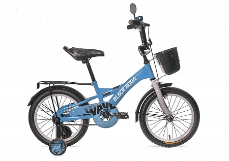 Велосипед 18 Black Aqua Wave 2021 голубой/белый