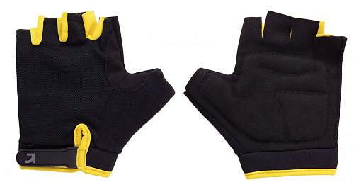 Перчатки Green Cycle SIMPLA 2 без пальцев XL черно-желтые