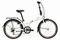 Велосипед складной 24 Novatrack VORTEX  белый,AL