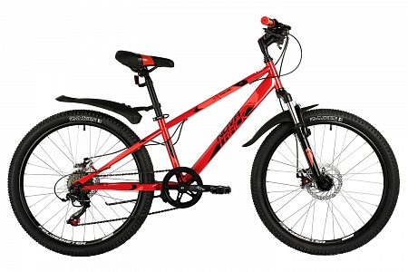 Велосипед 24 Novatrack EXTREME D рама 12 красный