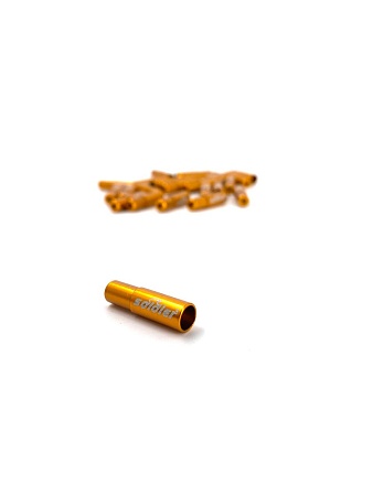 Наконечник оплетки переключения JAGWIRE 4.5mm  AL Orange с пыльником