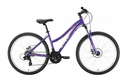 Велосипед Stark Luna 26.2 D фиолетовый/серебристый рама 16 2022