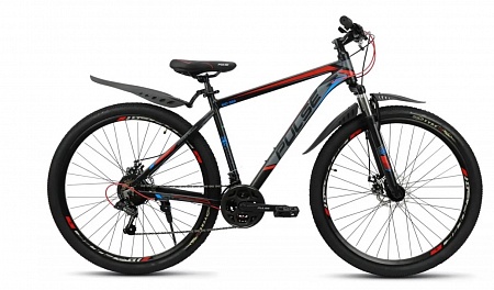 Велосипед 29 PULSE MD 560, 19 рама, черный/красный