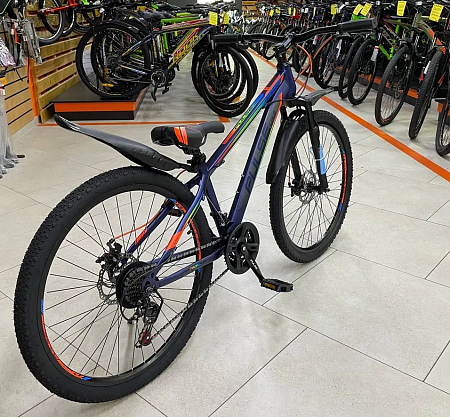 Велосипед 26 PULSE Lite MD-4200 темн.синий/синий/оранжевый