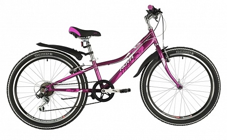 Велосипед 24 Novatrack ALICE 12 рама пурпурный