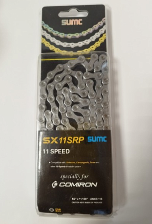 Цепь SUMC 11 speed SX11SRP 1/2&quot;x11/128&quot; 116L антикор 800 часов ГОСТ 30442-97 ISO 9633/ Cm