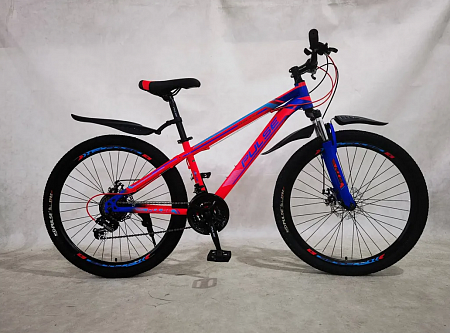 Велосипед 26 Pulse MD-4100 , цвет красный/синий/голубой