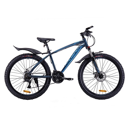 Велосипед 26 рама 17&quot; 24sp GT2624 B COMIRON JACK синий туманный голубой яркий металлик