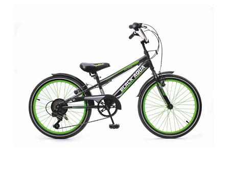 Велосипед 20 BLACK AQUA Sport графитово-зелёный