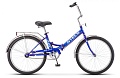 Велосипед 24 STELS Pilot 710 складной синий