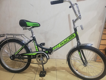 Велосипед складной RACER 20-1-30 черно-зеленый
