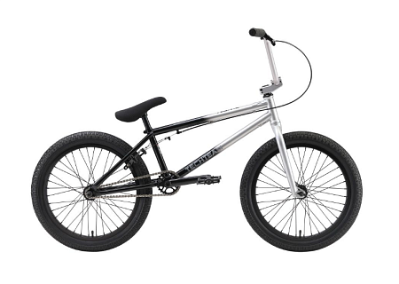 Велосипед BMX TechTeam Twen серо-черный рама Cro-Mo 2023