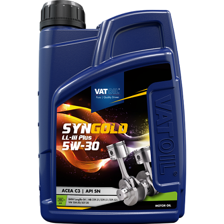 VATOIL SynGold LL-III Plus 5w30 1lt синтетическое моторное масло