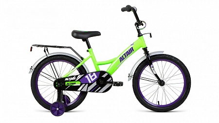 Велосипед 20 Altair Kids ярко-зеленый/фиолетовый