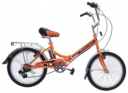 Велосипед складной RACER 24-6-30 оранжевый