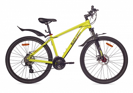 Велосипед 27.5 BLACK AQUA Cross 2791 D 2021 лимонный