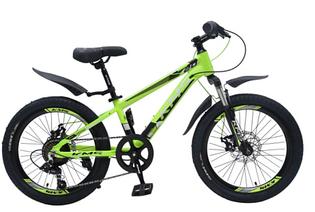 Велосипед 20 KMS MD1400 зелено/черный