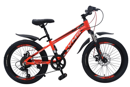 Велосипед 20 KMS MD1400 красно/черный